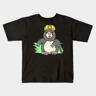 Mole Gardener Animal Funny Garden Gift Cool Kids T-Shirt